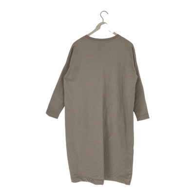 Papu giant split dress, light grey | woman M