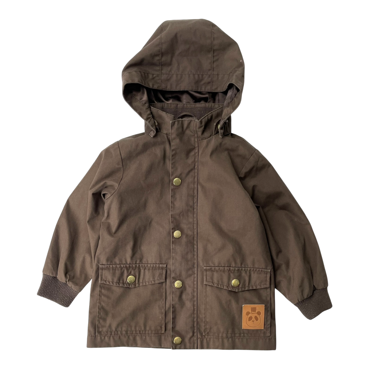 Mini Rodini pico jacket, brown | 92/98cm