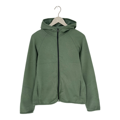 Toive zip hoodie, forest green | woman M
