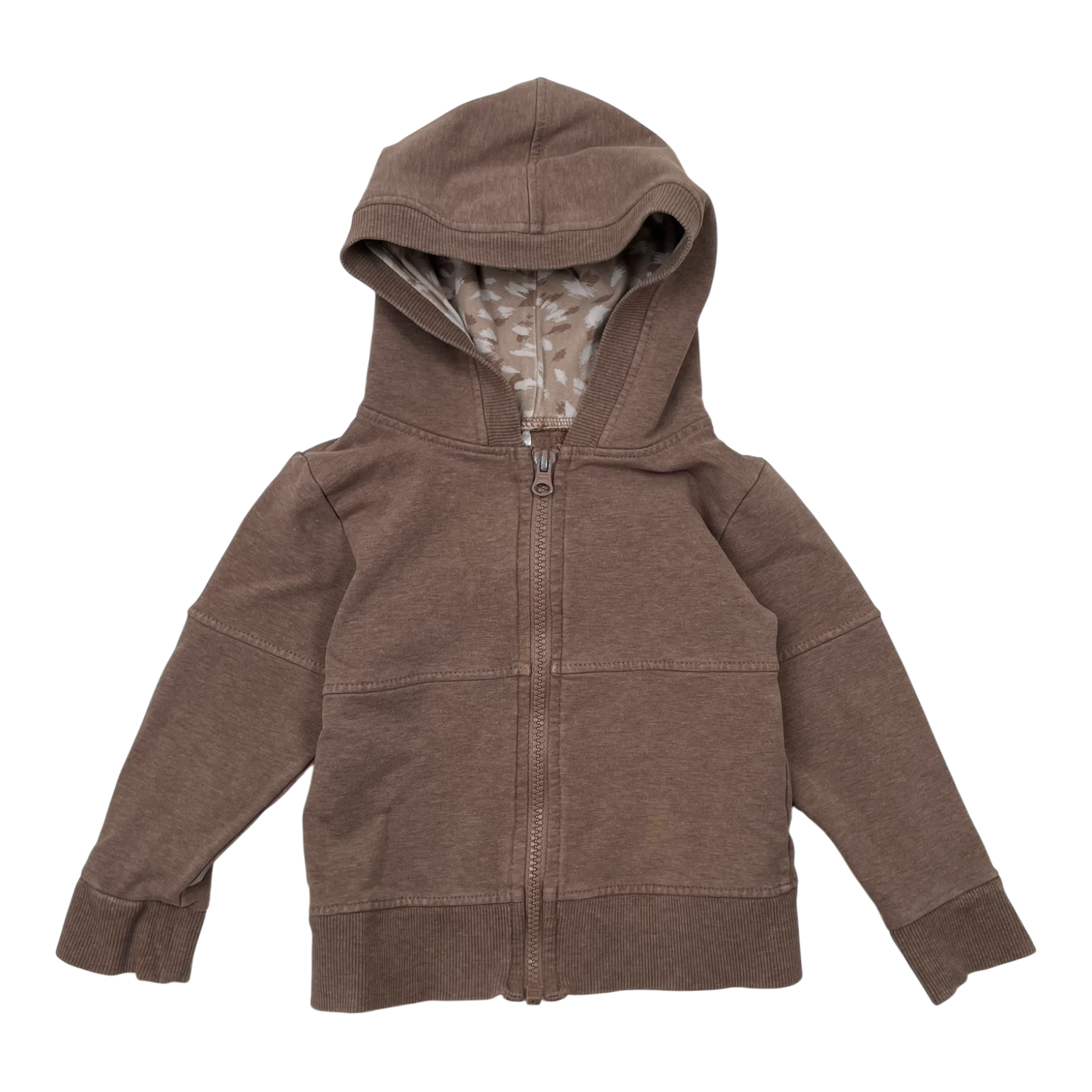 Metsola zipper hoodie, brown | 86/92cm