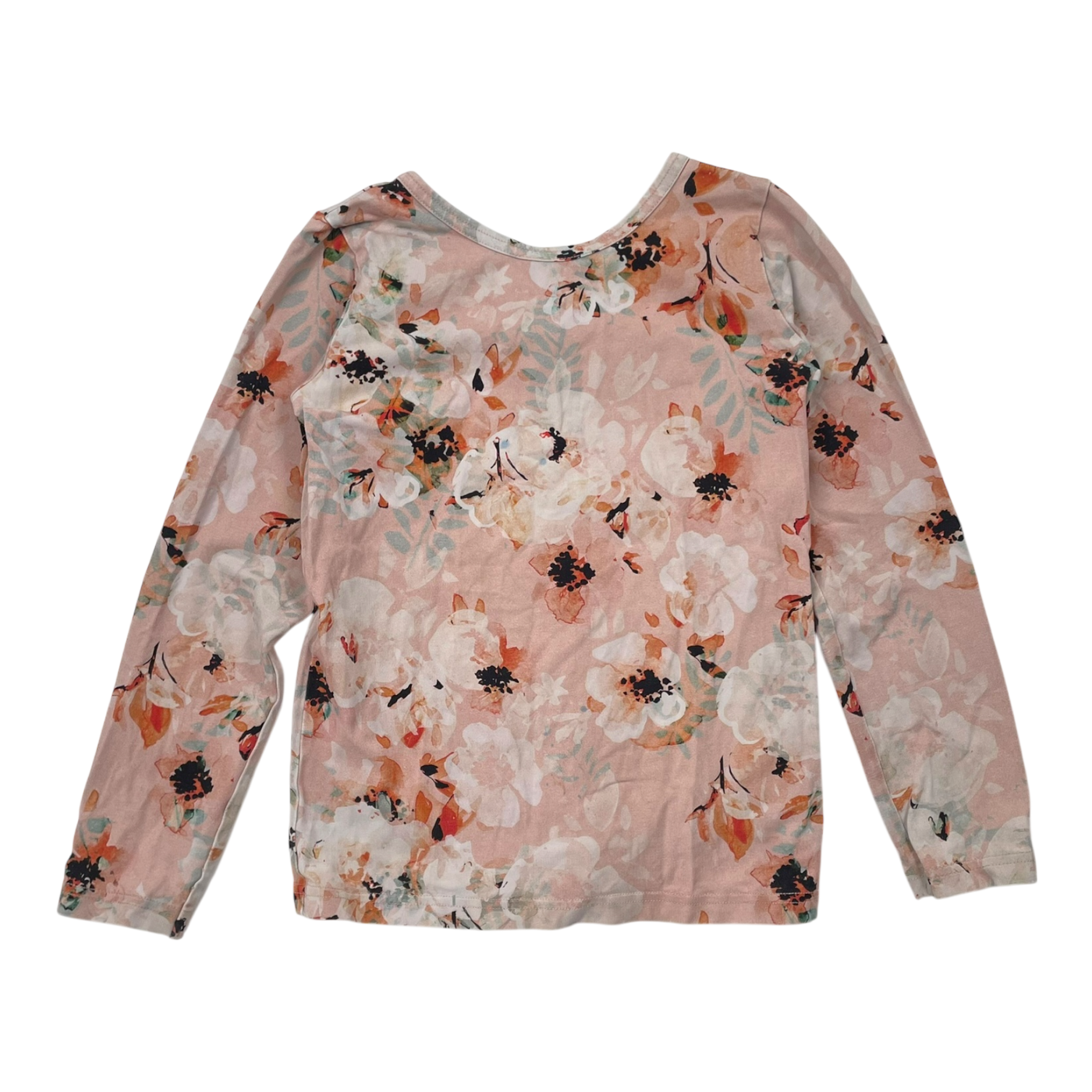 Kaiko cross shirt, peach blush | 122/128cm