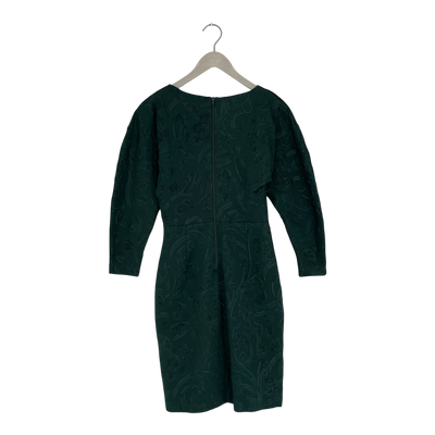Baum und Pferdgarten structured dress, dark green | woman XS