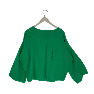 Papu petit cotton knit sweater, green | woman XS/S