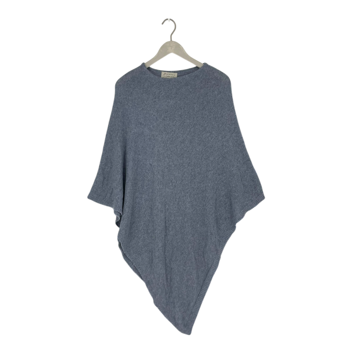 Bypias cashmere poncho, blue | onesize