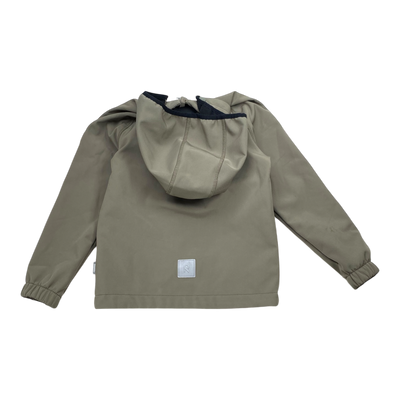 Reima vantti softshell jacket, moss green | 116cm