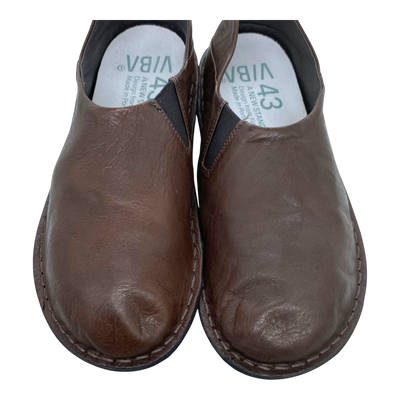 VIBAe Zuma leather shoes, cocoa brown | 43