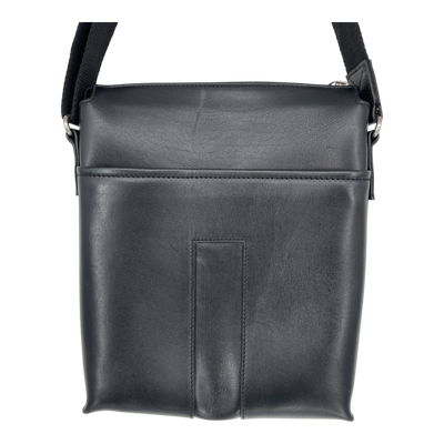 Holzrichter leather shoulder bag, black