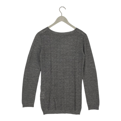 KARINFRAIDENRAIJ encaje knitted sweater, grey | woman M