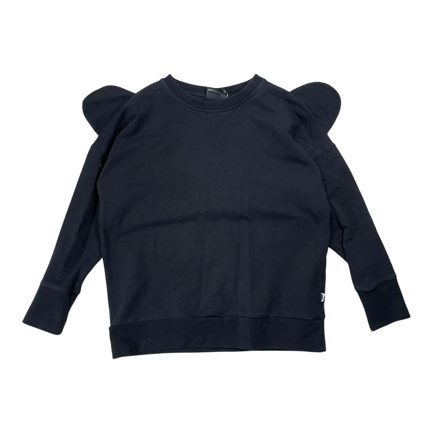 Papu bear ear sweatshirt, black | 122/128cm