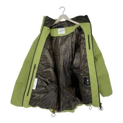 Embassy of Bricks and Logs utility puffer jacket, moss green | unisex L