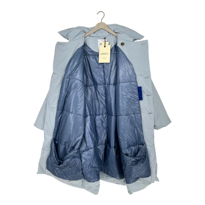 Embassy of Bricks and Logs kingsgate puffer coat, baby blue | woman L