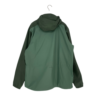 Halti river shell jacket, moss green | man 3XL