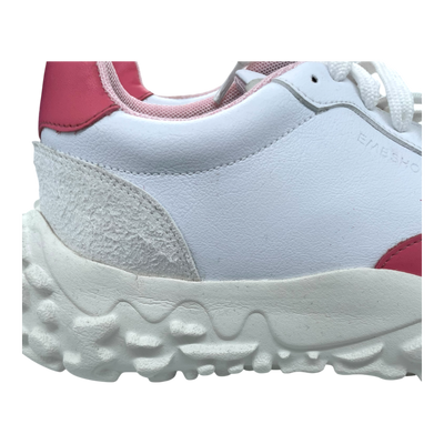 Embassy of Bricks and Logs portsmouth sneakers, white/pink | 39
