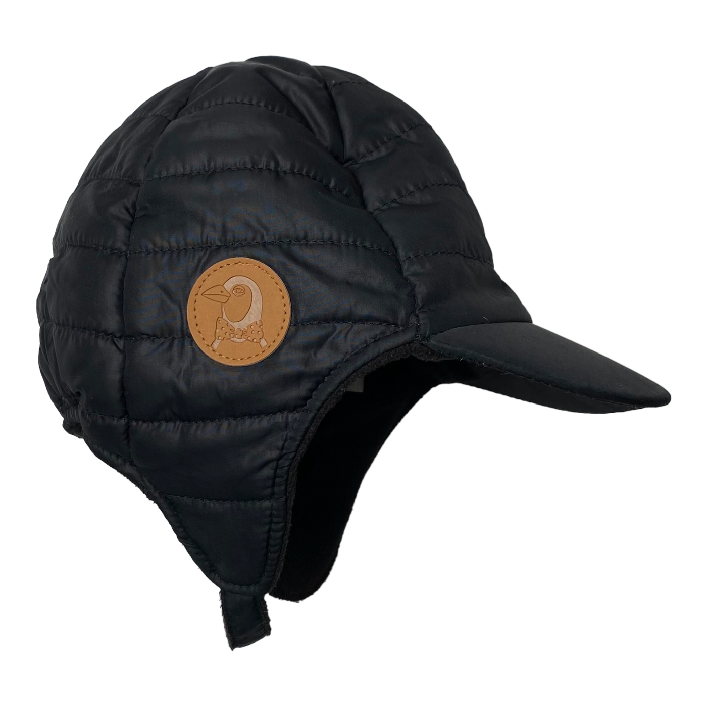 Mini Rodini winter cap, black | 44/46cm