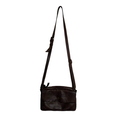 Harold's Bags leather submarine handbag small, brown