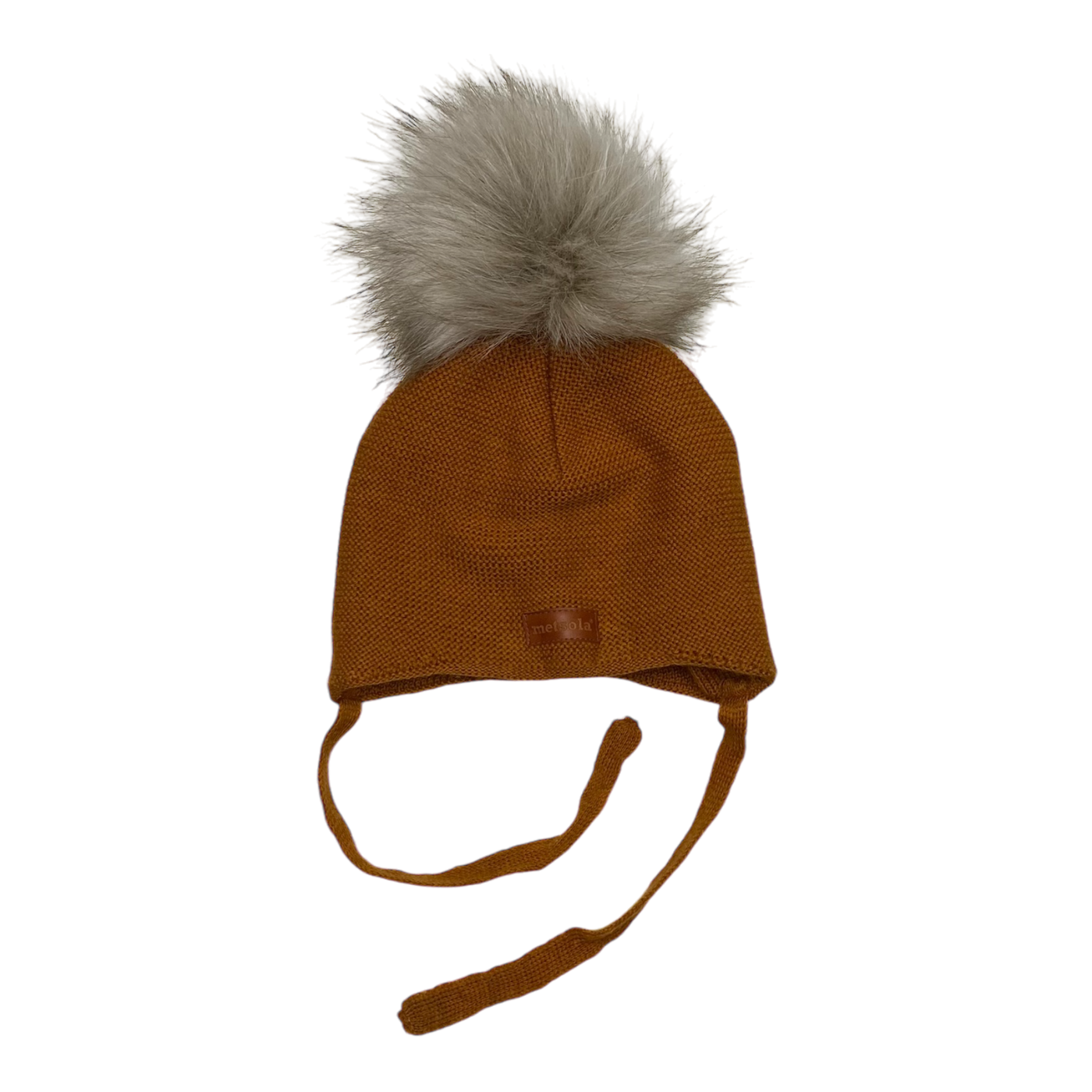 Metsola merino wool beanie, caramel | 2-6m