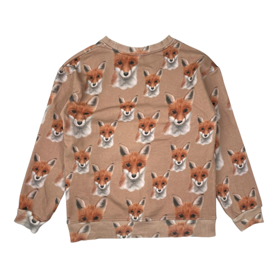 Metsola sweatshirt, fox | 122/128cm