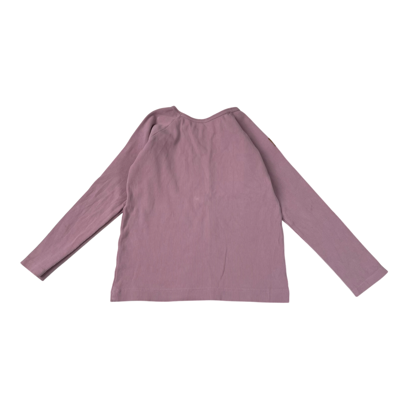 Metsola rib shirt, lavender | 128cm