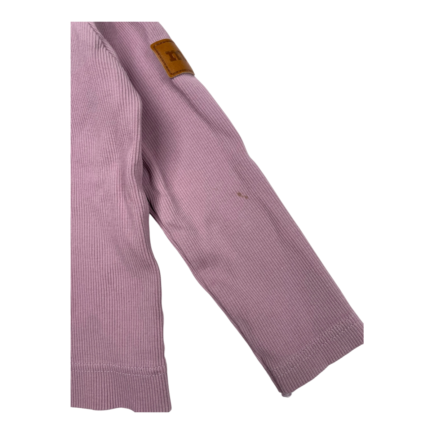 Metsola rib shirt, mauve | 86cm