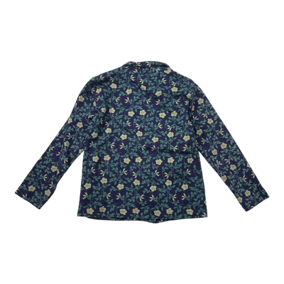 Mainio button shirt, flowers | 98/104cm