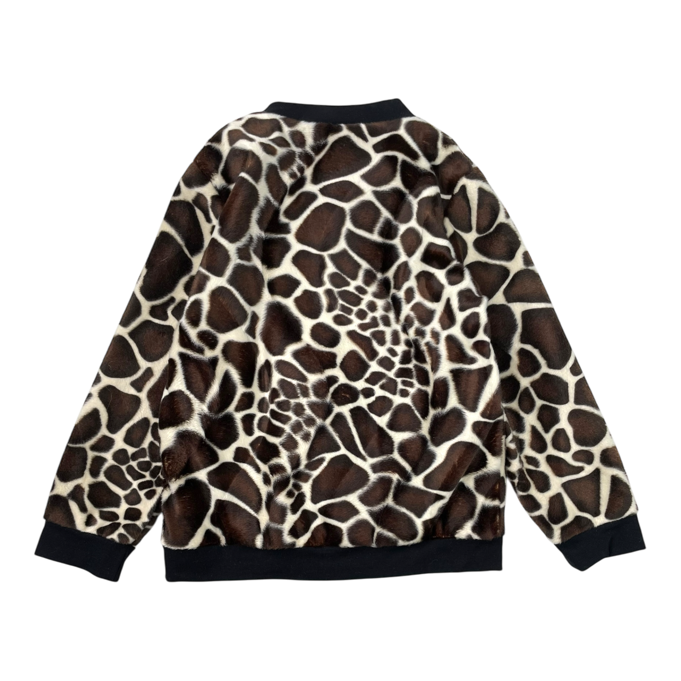 Vimma faux fur bomber jacket, giraffe | 110cm