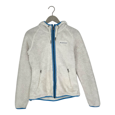 Peak Performance teddy fleece, white | woman M