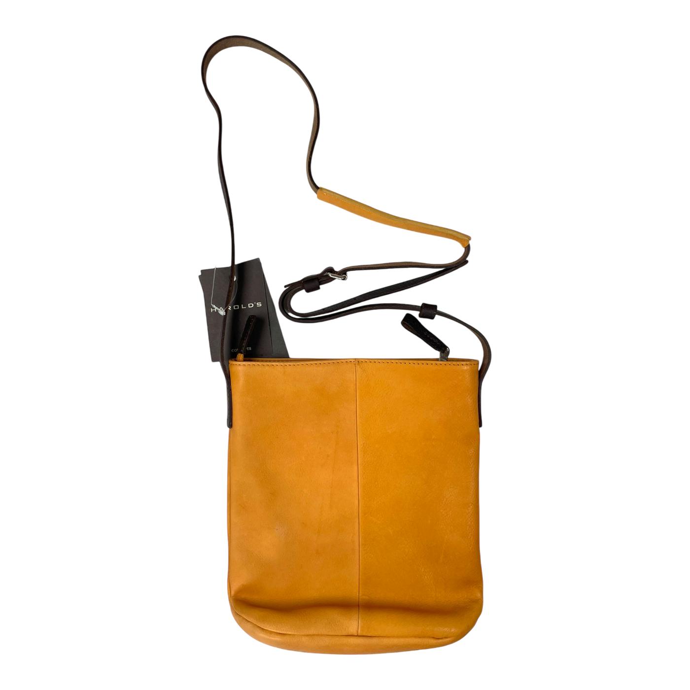 Harold's Bags plain crossbag, yellow