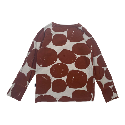 Papu shirt, painted dots | 98/104cm