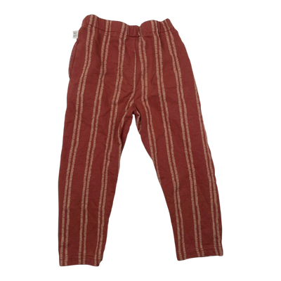Mainio sweatpants, brick stripes | 98/104cm