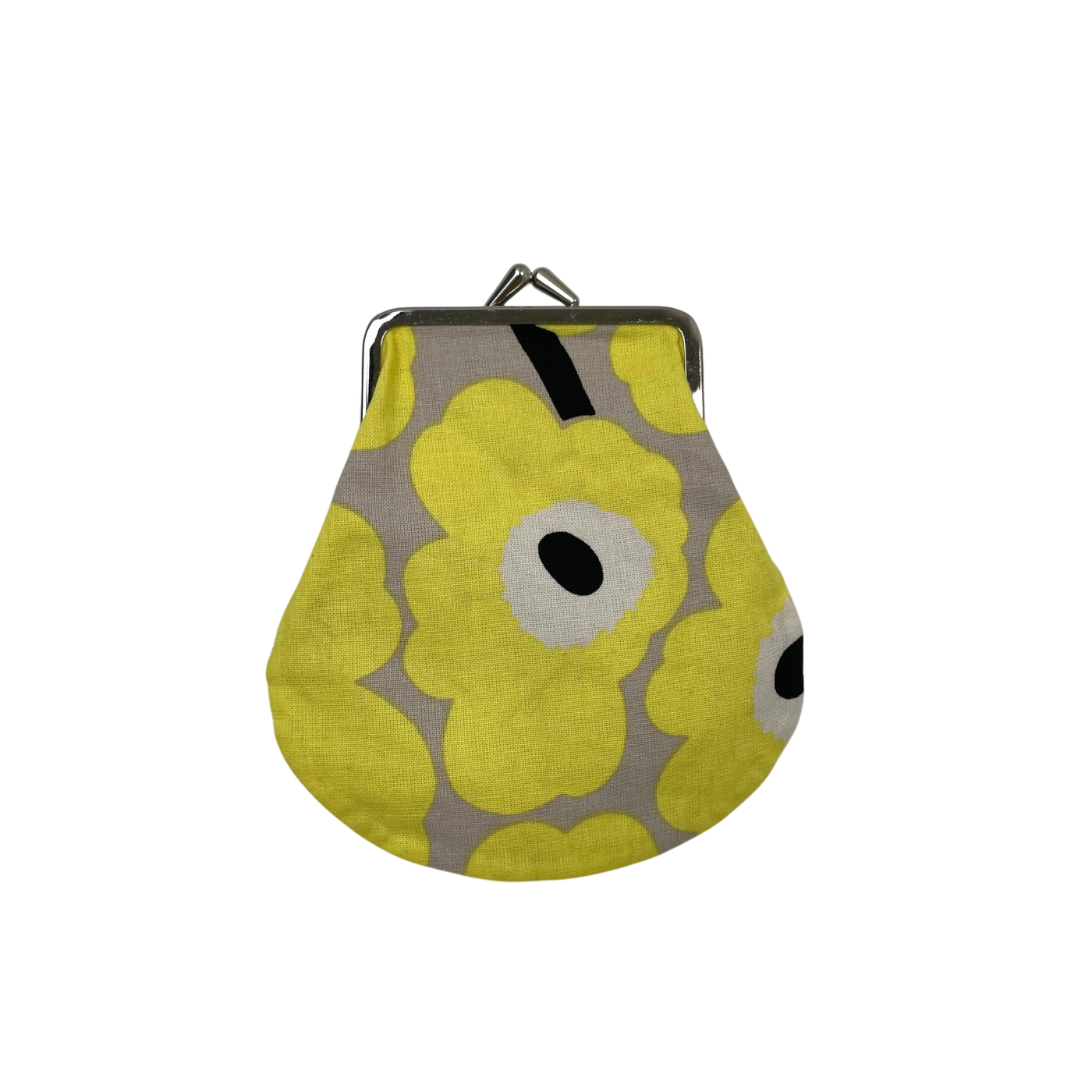 Marimekko purse, yellow unikko
