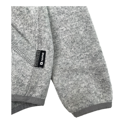 Reima hopper fleece jacket, grey | 122cm