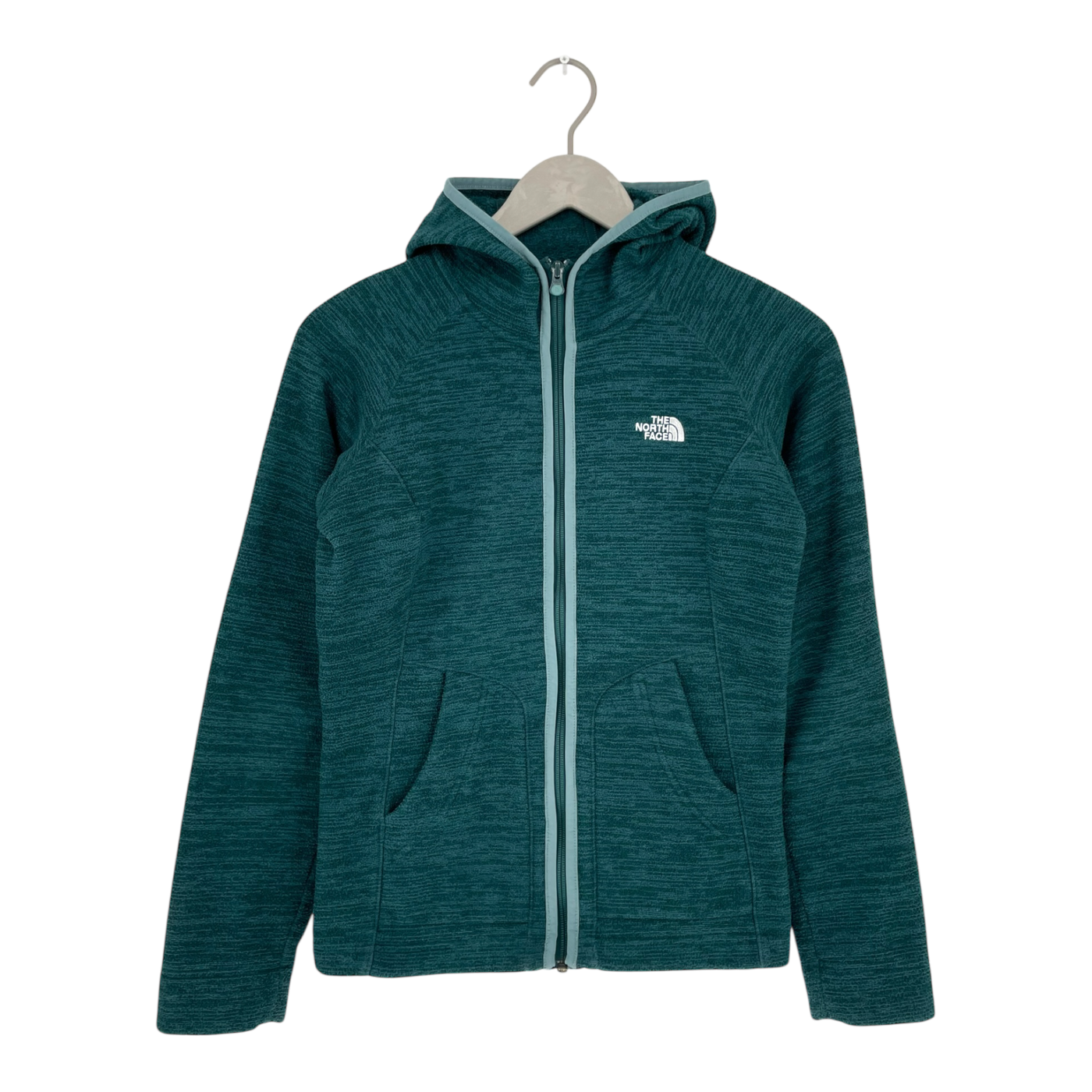The North Face zipper fleece, green | woman XS