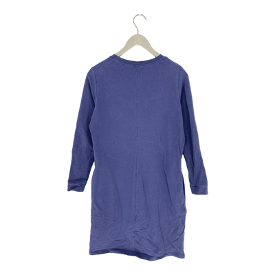 Kaiko ruffle sweat dress, blue | woman M