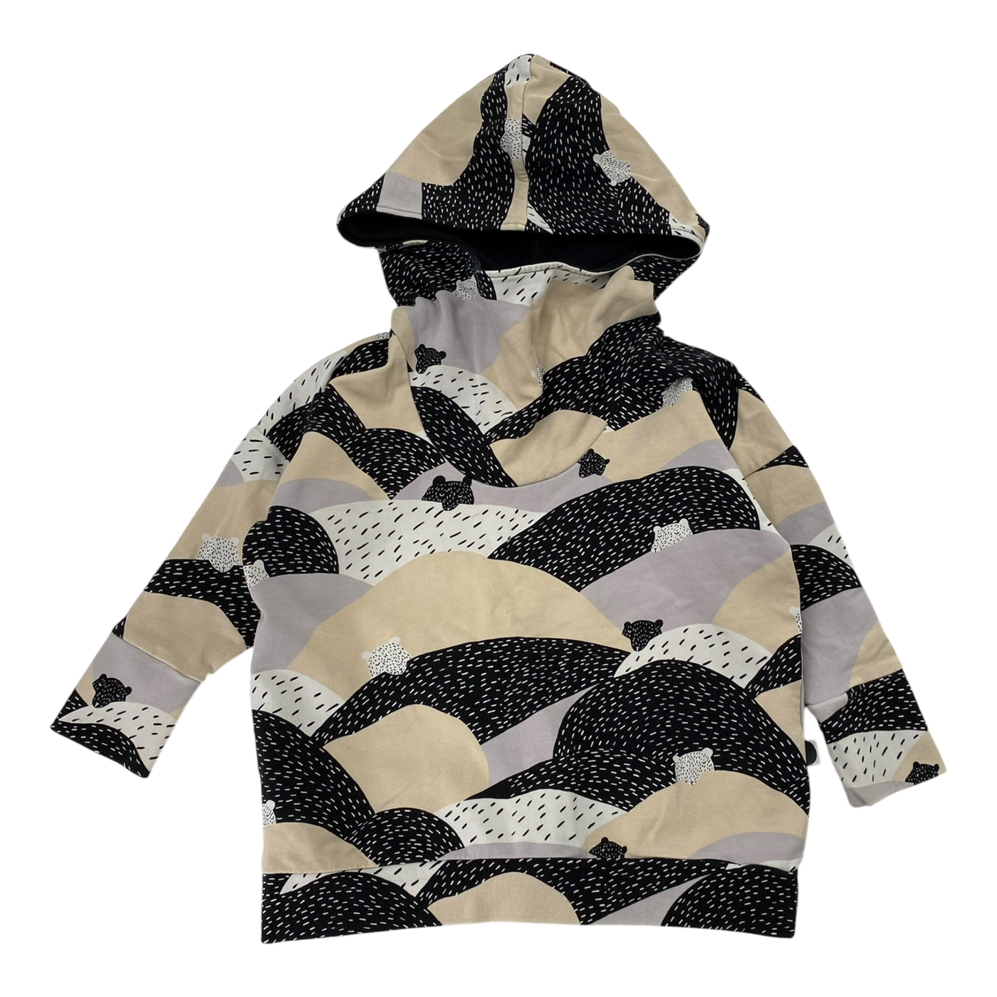 Papu sweat hoodie, multicolor | 86/92cm