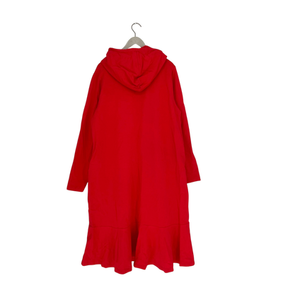Ommellinen hulmu hoodie, red | woman 3XL