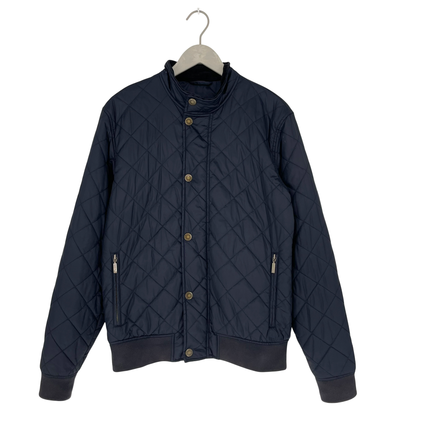 Barbour quilted moss jacket, midnight blue | man M