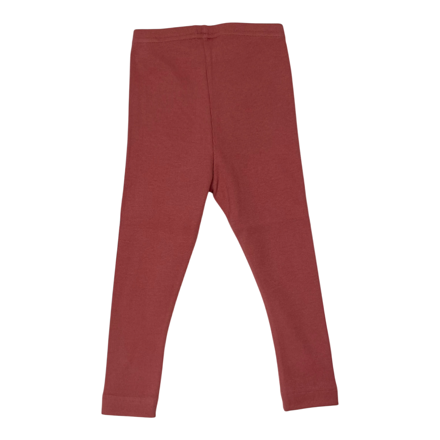 Metsola rib leggings, dusty rose | 86/92cm