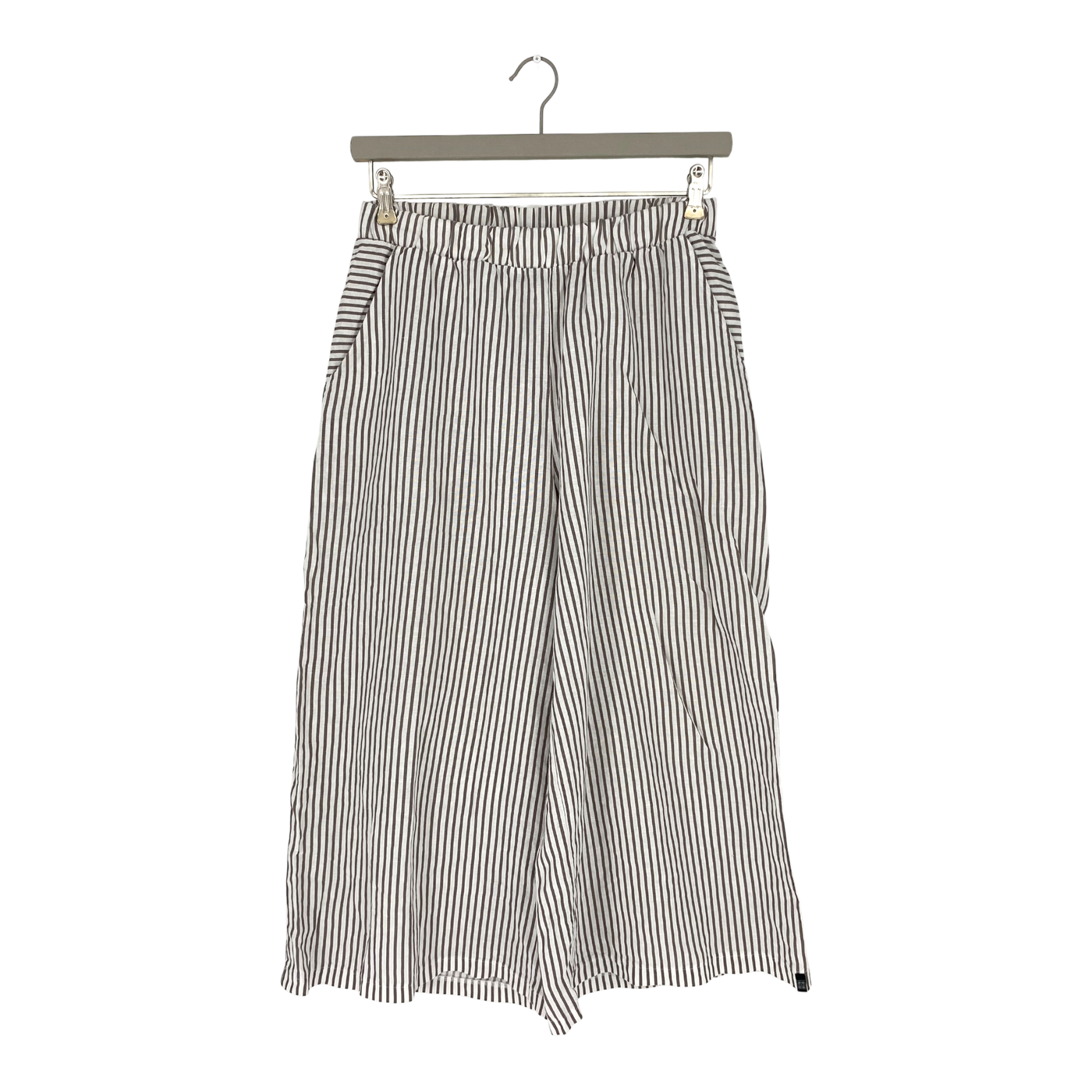 Kaiko linen culottes, falcon stripes | woman M