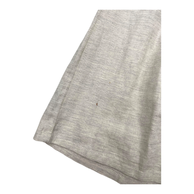 The Simple folk dress, grey melange | 2-3y