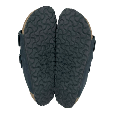 Birkenstock arizona sandals, black oiled leather | 41