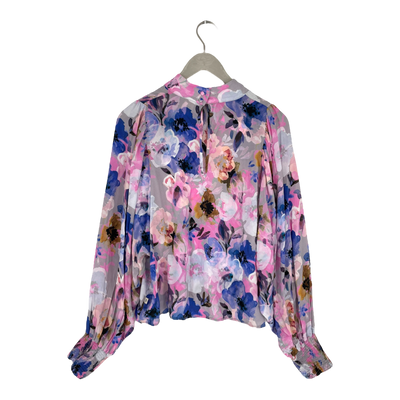 Kaiko puff blouse, lilac anemone | woman L