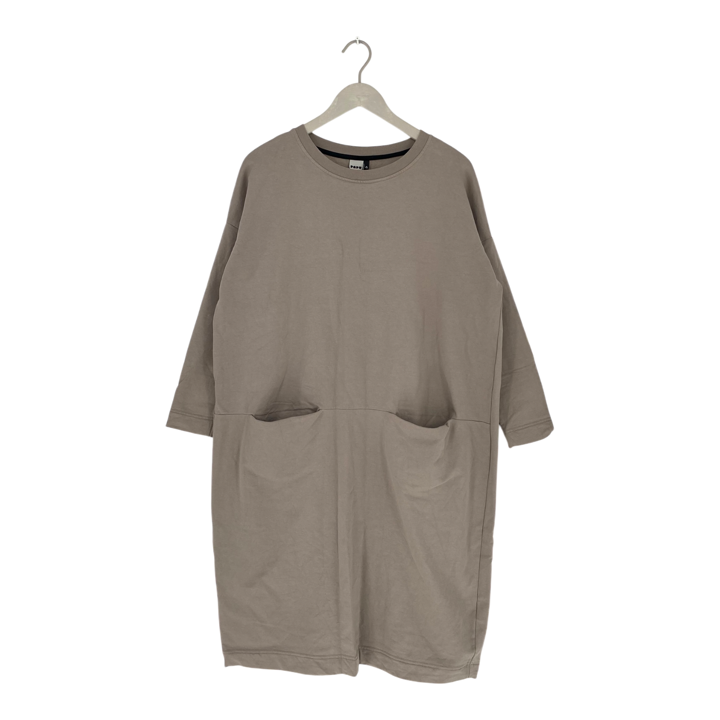Papu giant split dress, light grey | woman M