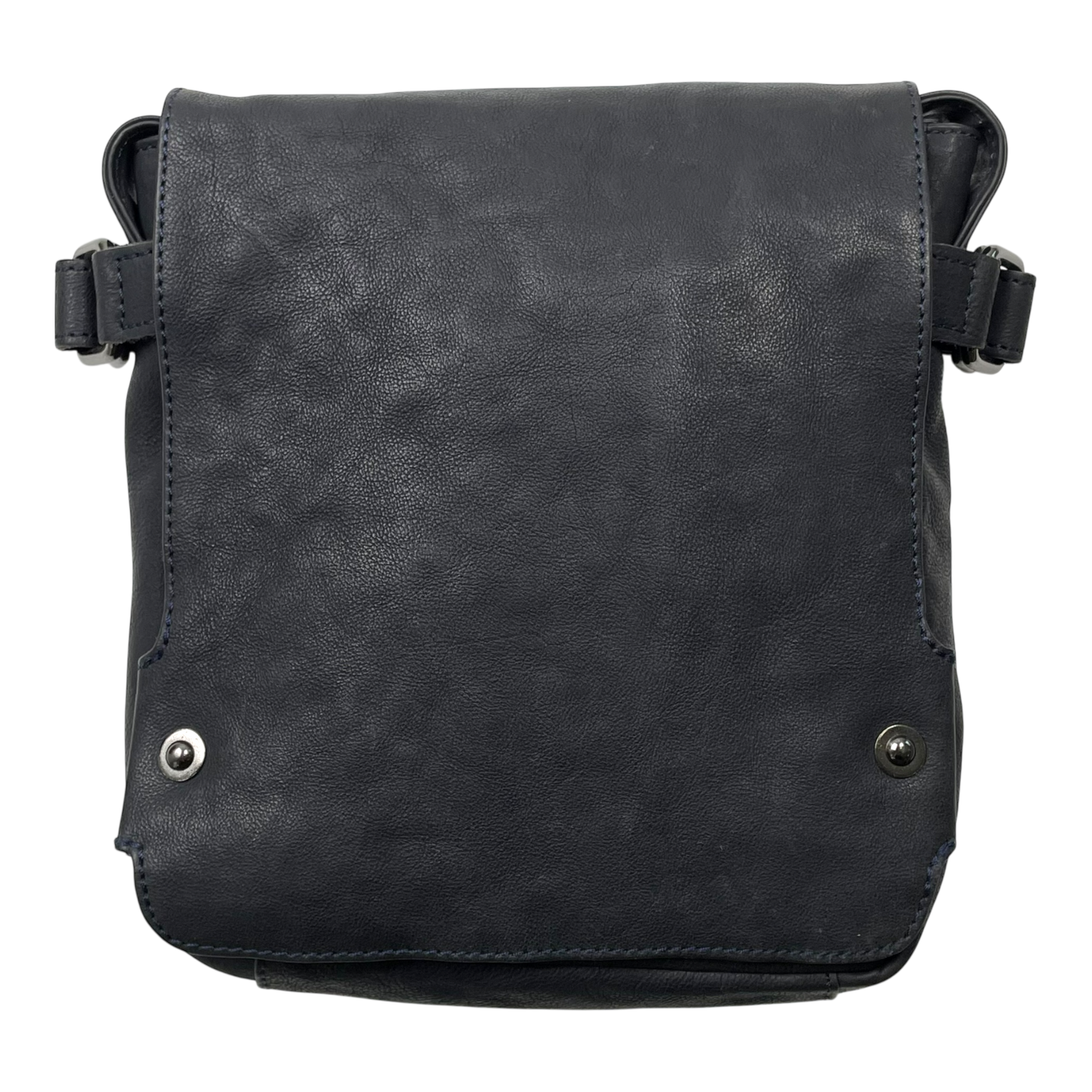 Harold's Bags leather crossbag small, midnight blue/black