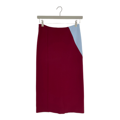 Studio Heijne workday skirt, burgundy/blue | woman S