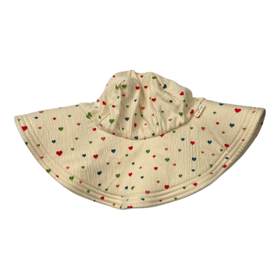 Konges Sløjd summer hat, hearts | 2-4y