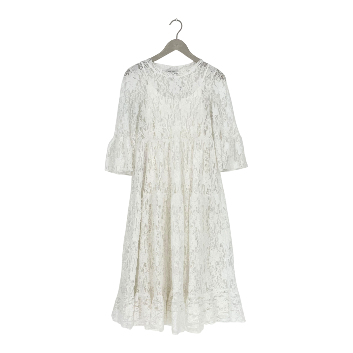 Andiata lace dress, white | woman XS