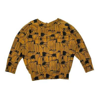 Papu sweatshirt, black/yellow | 98/104cm