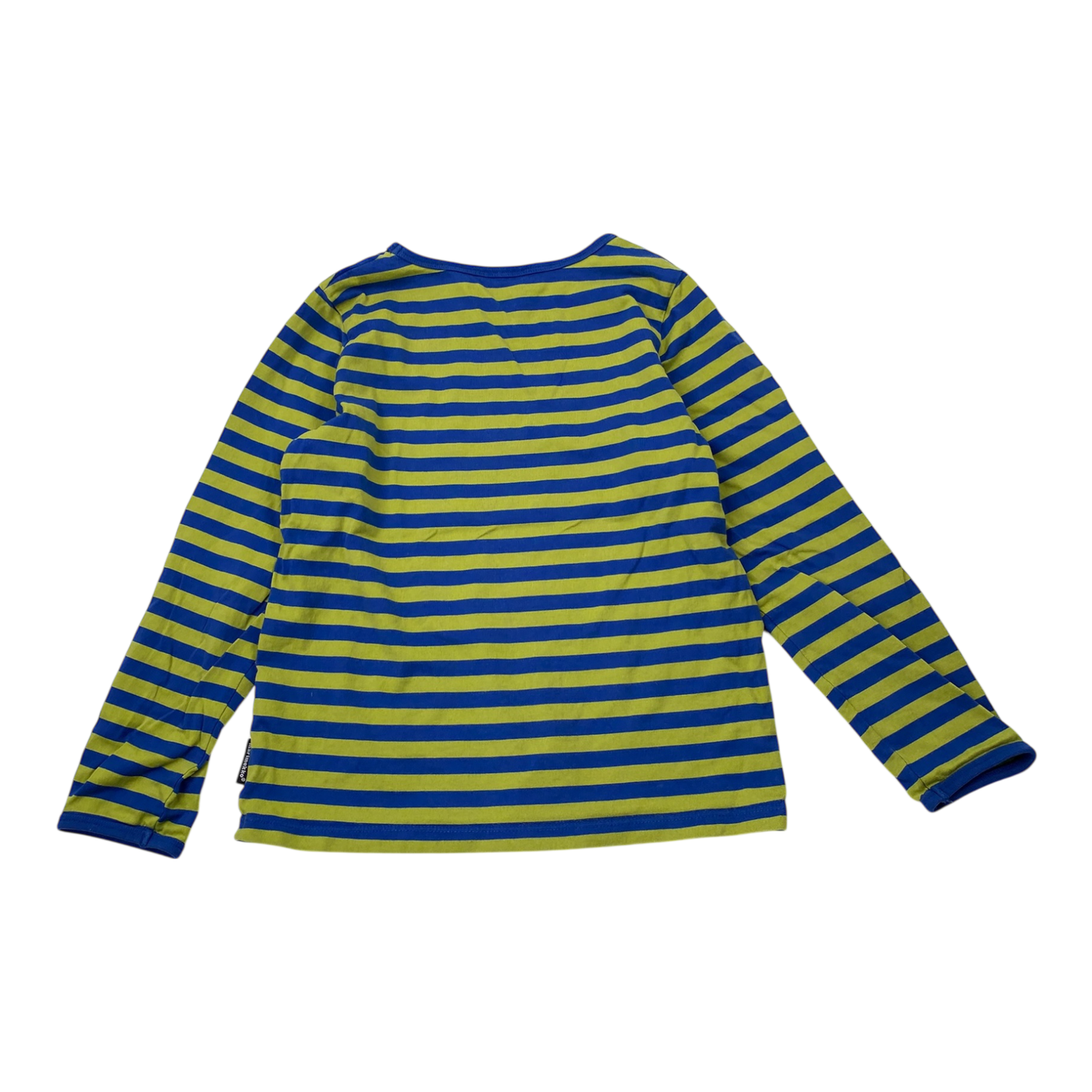 Marimekko stripe shirt, green / blue | 122cm