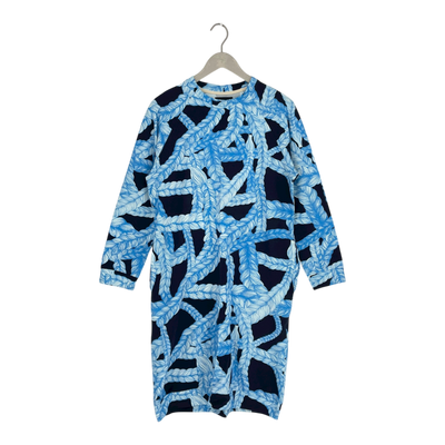Vimma letti tricot dress, blue | woman onesize