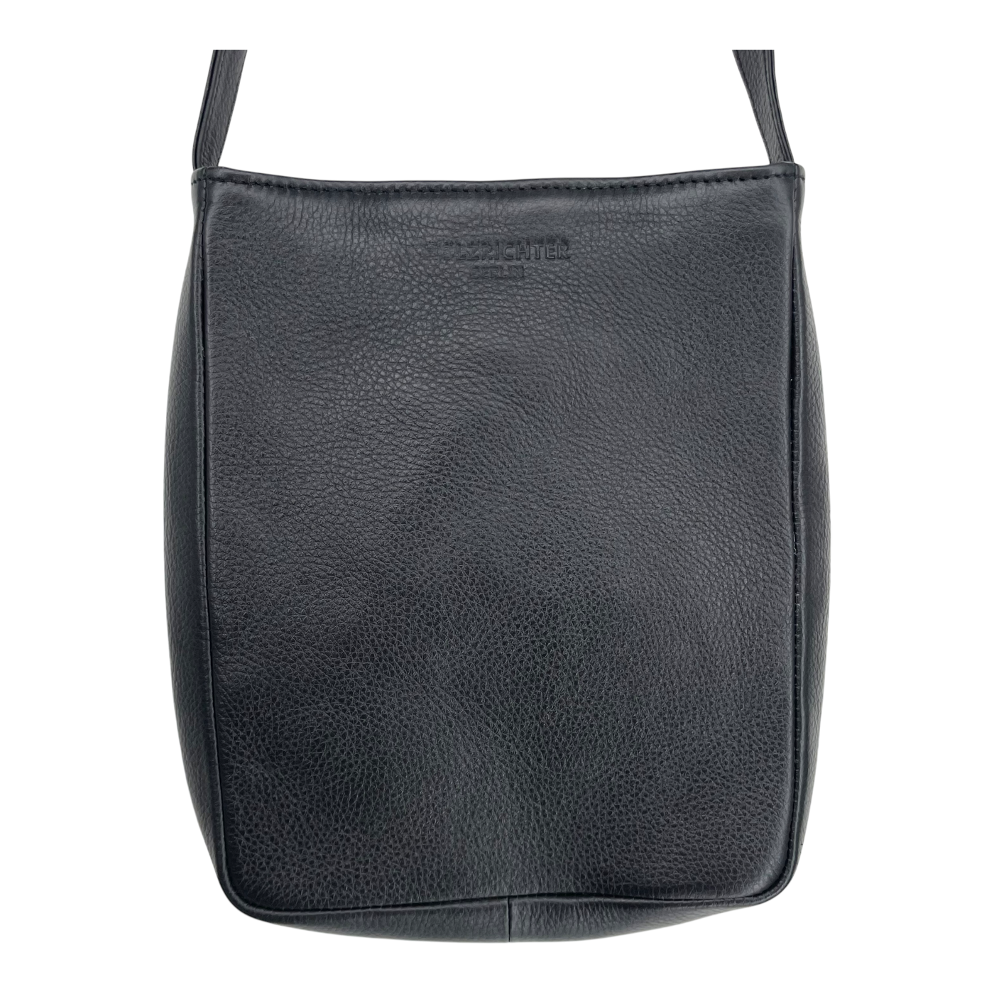 Holzrichter leather shoulder bag, black